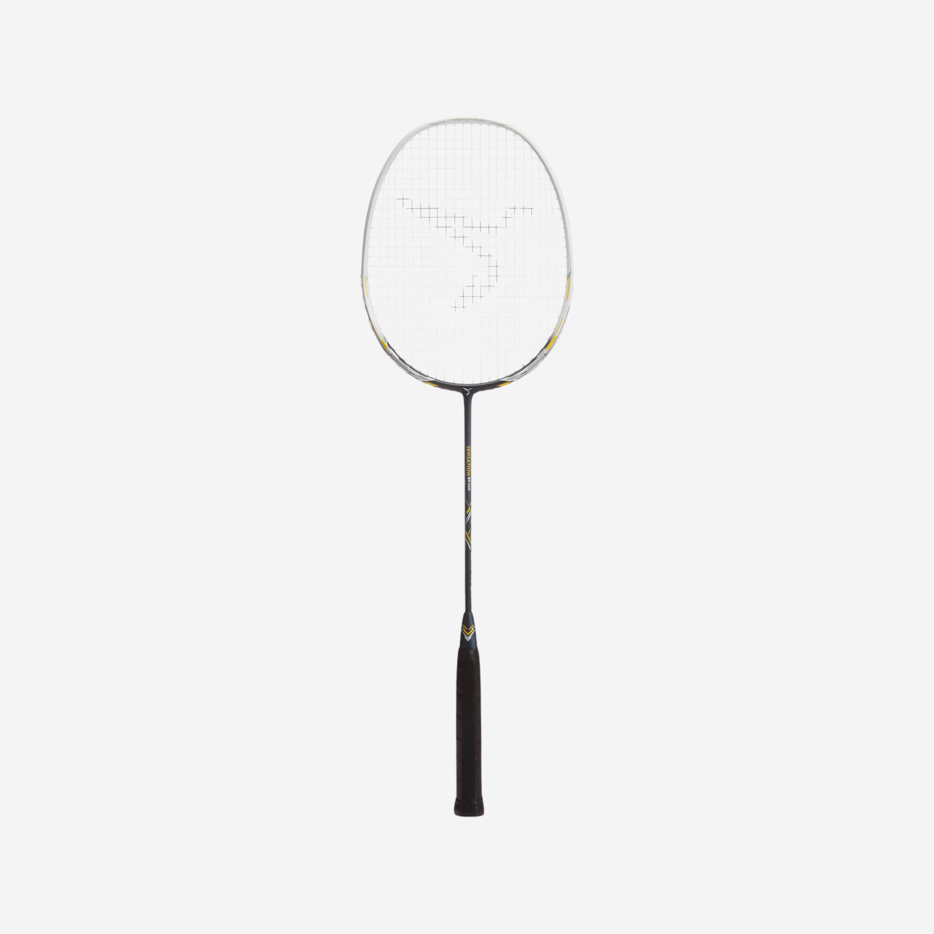 Adult Badminton Racket BR Sensation 530 White -  1