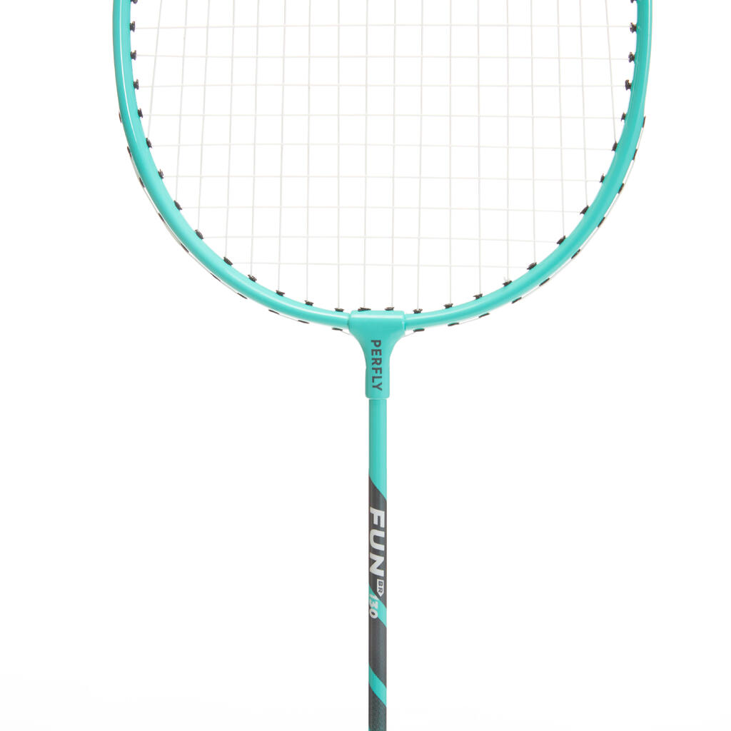 Suaugusiųjų badmintono raketė „Fun BR 130“, turkio spalvos