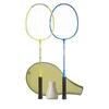 Lot de Raquettes de Badminton pour Adulte Fun BR130 - Vert Citron/Bleu