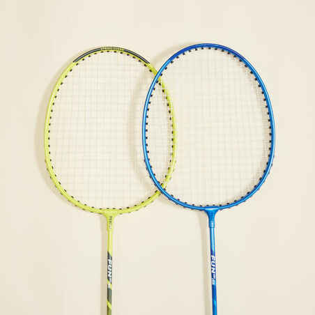 Fun Set BR130 AD Lime Blue Adult Badminton racket set