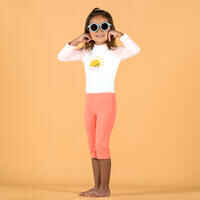 Baby / Kids' Swimming Long Sleeve UV-Protection Suit - Pink Print