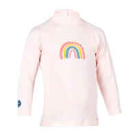 Baby Anti-UV Long-sleeved T-shirt Rainbow print