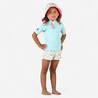 Baby Short-Sleeved Anti-UV T-Shirt Light Blue Sun-Protective & Comfortable