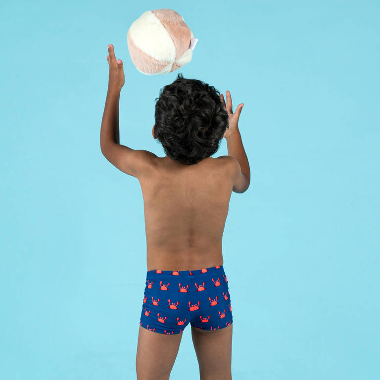 Baby / Kids' Swim Shorts - Blue Crab Print