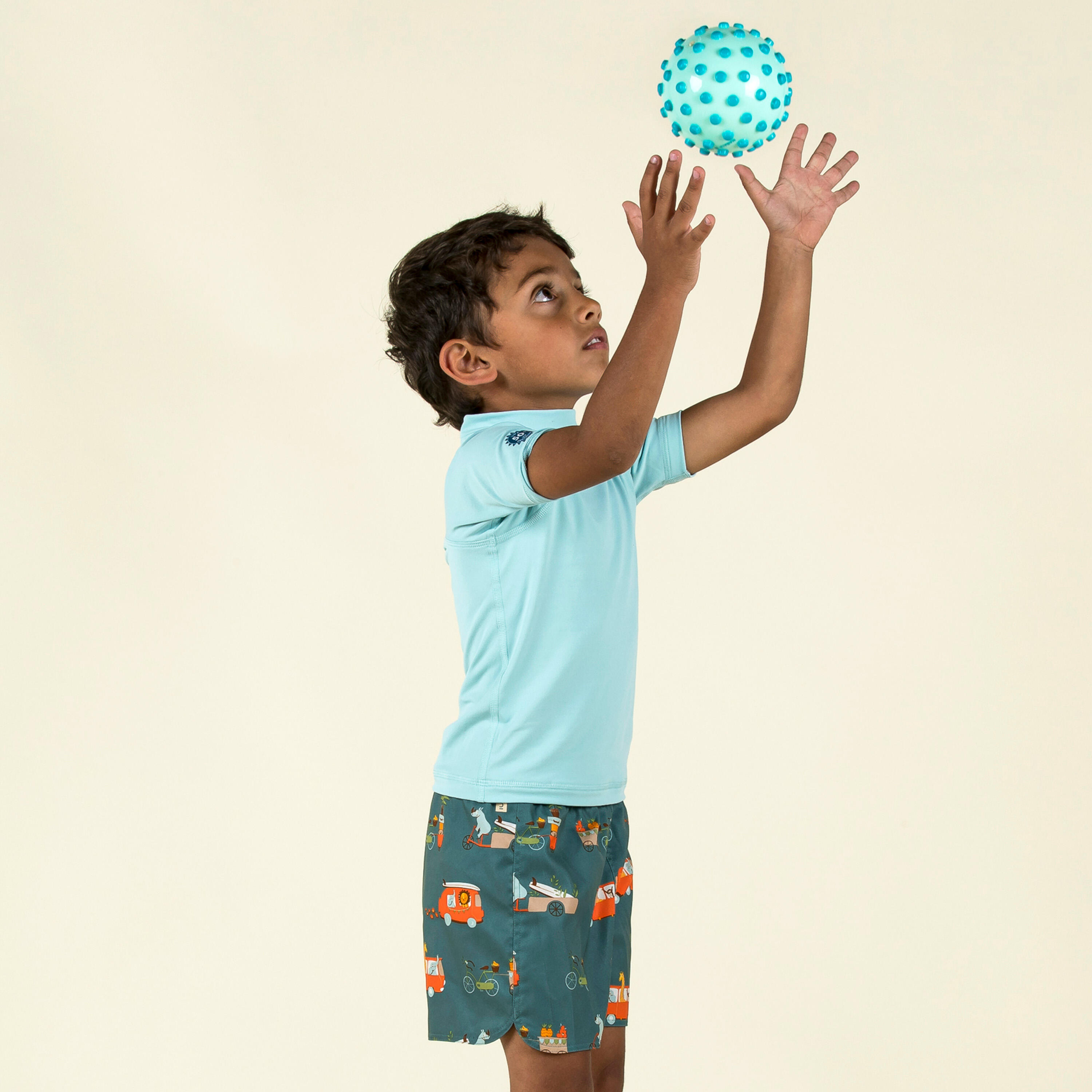 UV-Shirt kurzarm Baby - hellblau 7/10