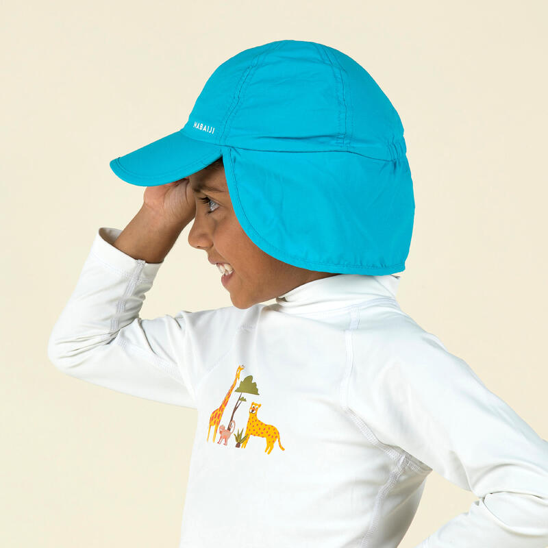 Bebek UV Korumalı Şapka - Mavi