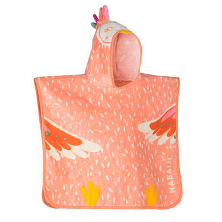 Baby cotton changing poncho - Parrot