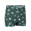 Bañador bebé Niño bóxer verde oscuro estampado