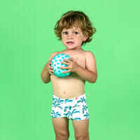 Baby / Kids' Swimming Boxers White Monkey Print