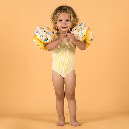 Maillot De Bain Bébé Fille Une Pièce Imprimé Avec Des Volants