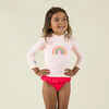 Detské tričko s UV ochranou Rainbow s potlačou, dlhý rukáv