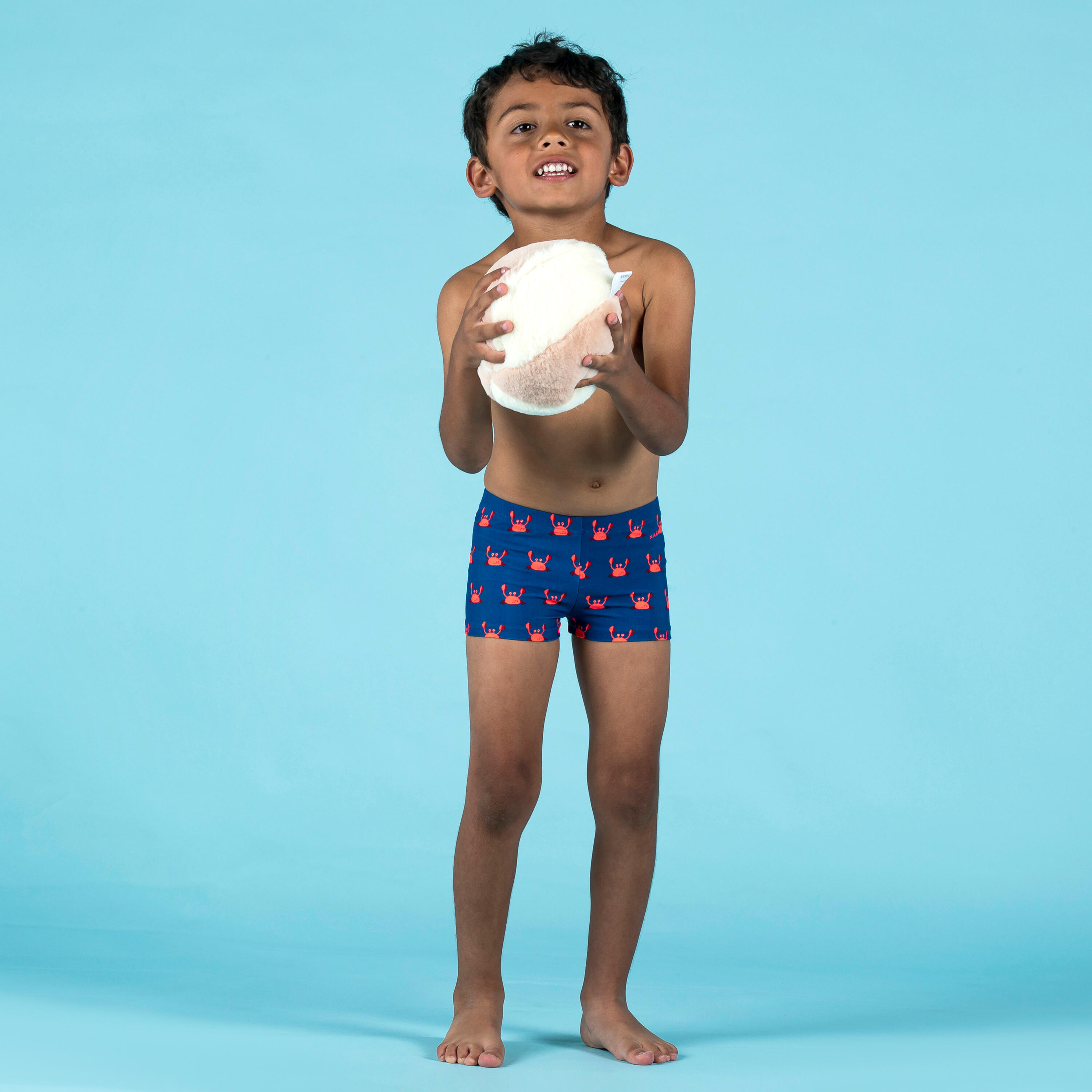 Baby / Kids' Swim Shorts - Blue Crab Print 2/7
