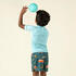 Baby Short-Sleeved Anti-UV T-Shirt Light Blue Sun-Protective & Comfortable