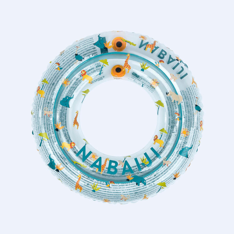 Colac gonflabil piscină transparent 65 cm imprimeu SAVANĂ