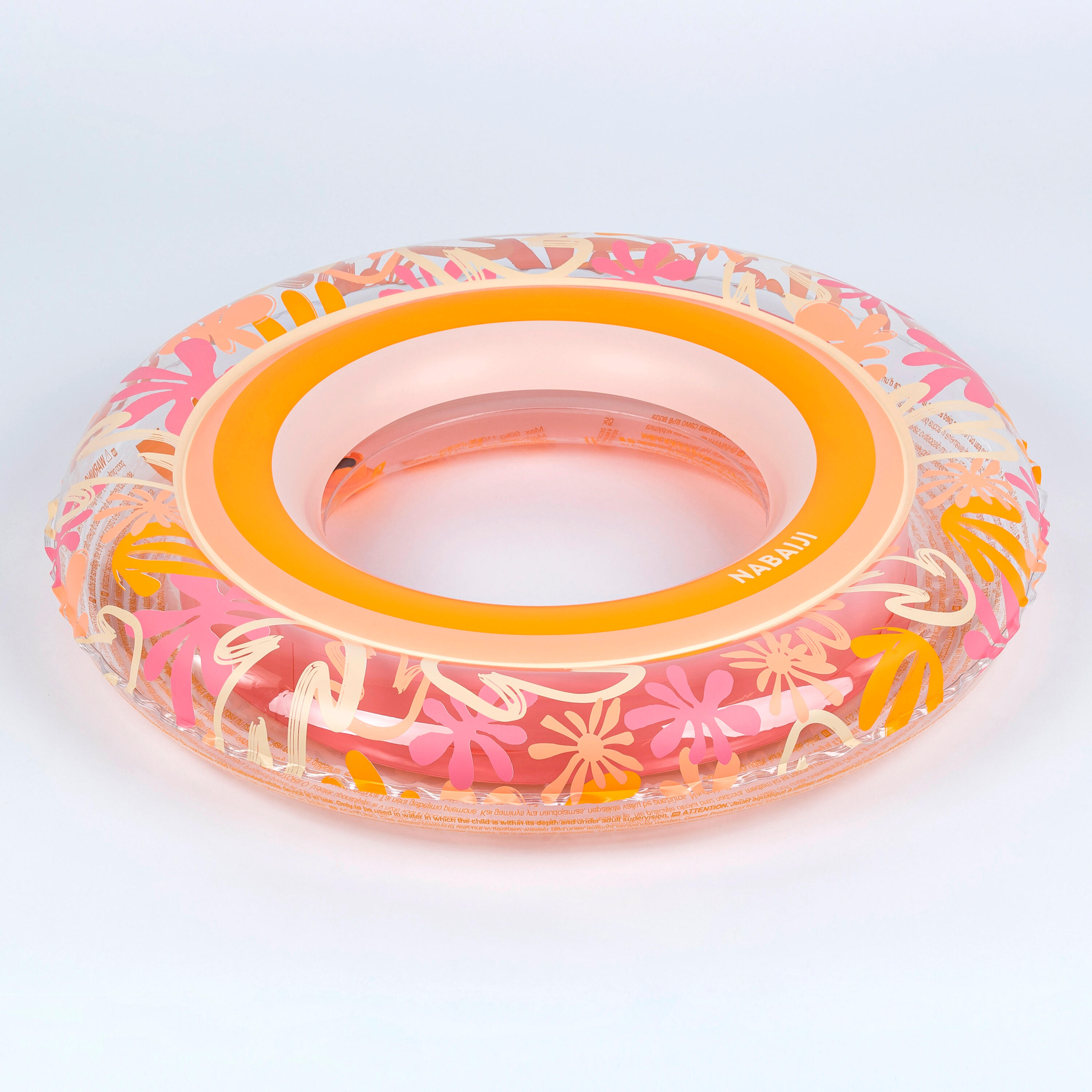 Inflatable pool ring 65 cm PINK SEAWEED 7/7