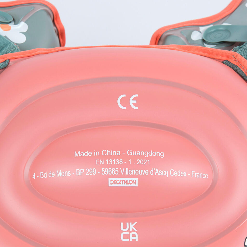 Plavi dečji progresivni mišići-pojas za plivanje TISWIM ALLWISH 15–30 kg