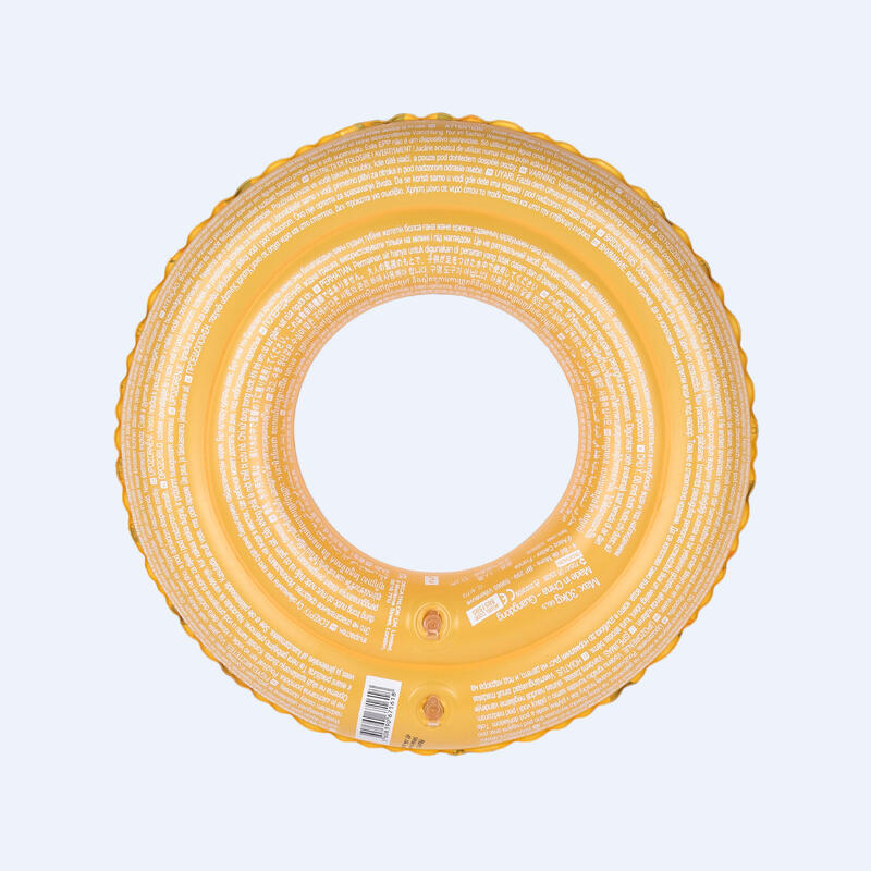 Inflatable pool ring 51 cm - green print