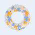 Large 92 cm inflatable printed pool ring with comfort grips