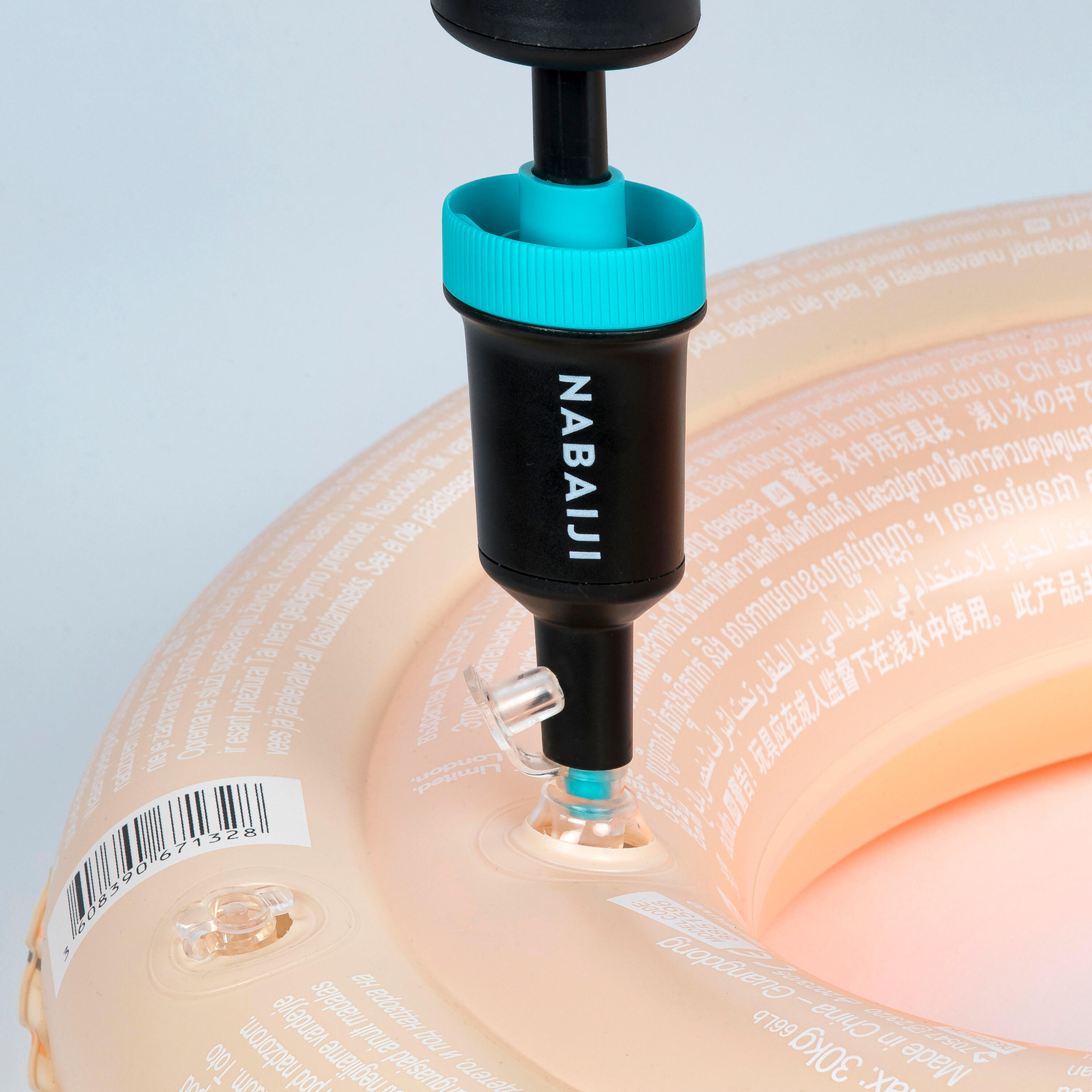 Inflatable Pool Ring 51 cm Printed Green Durable & Fun Poil Rainbow