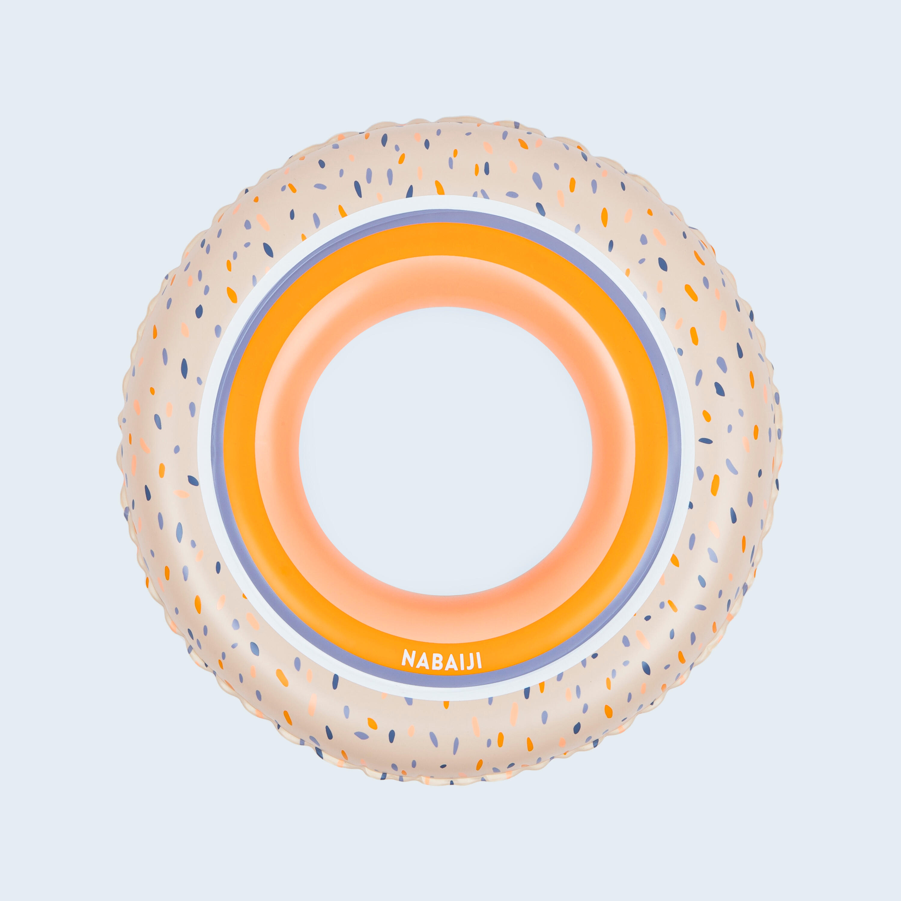 Inflatable Pool Ring 51 cm Printed Green Durable & Fun Poil Rainbow