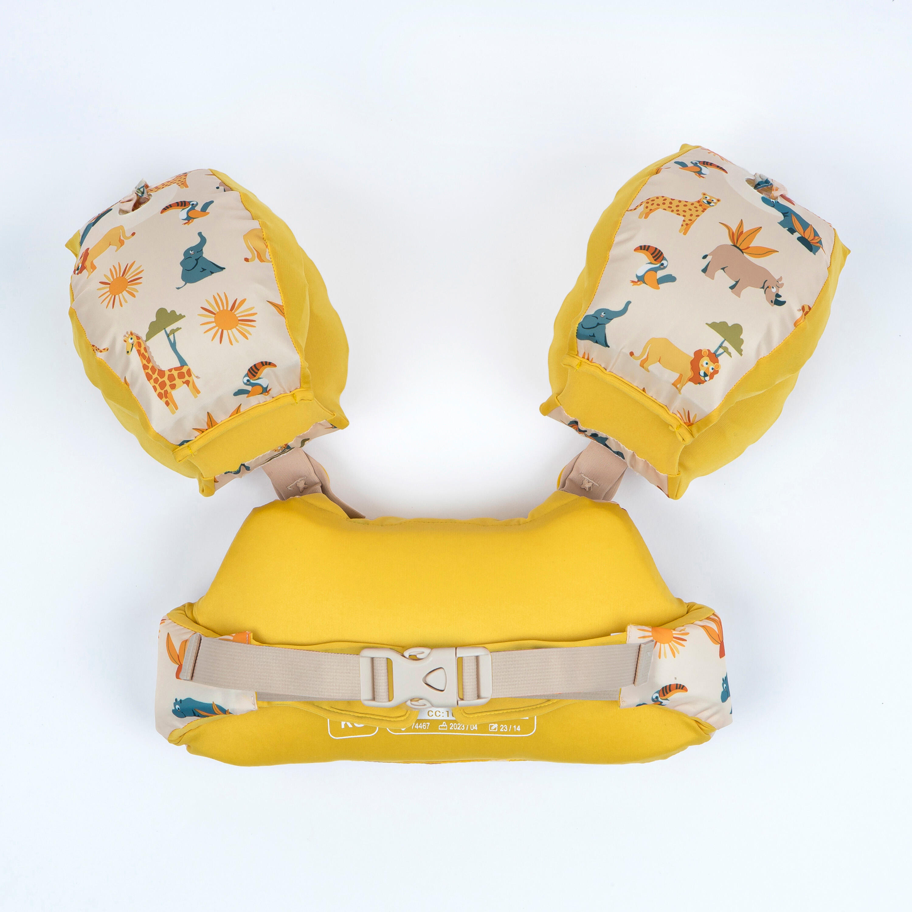 Rękawki-pas edukacyjny pływacki dla dzieci Nabaiji Tiswim 15-30 kg Sawanna 7/10