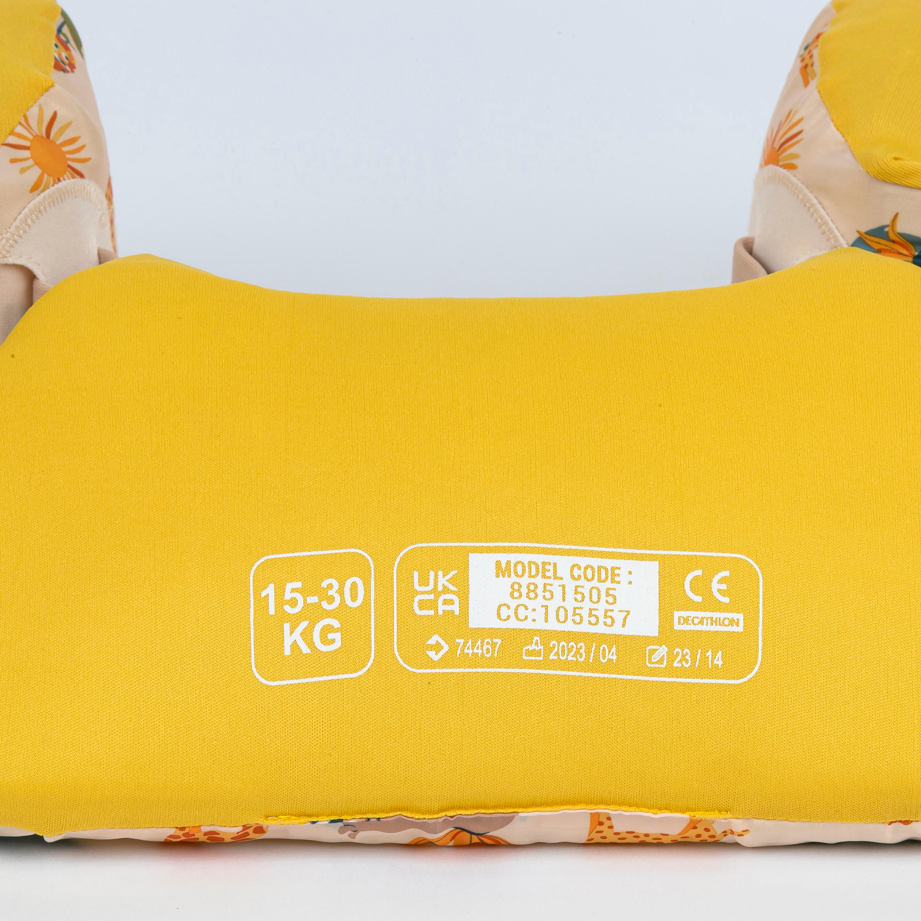 Rękawki-pas edukacyjny pływacki dla dzieci Nabaiji Tiswim 15-30 kg Sawanna 8/10