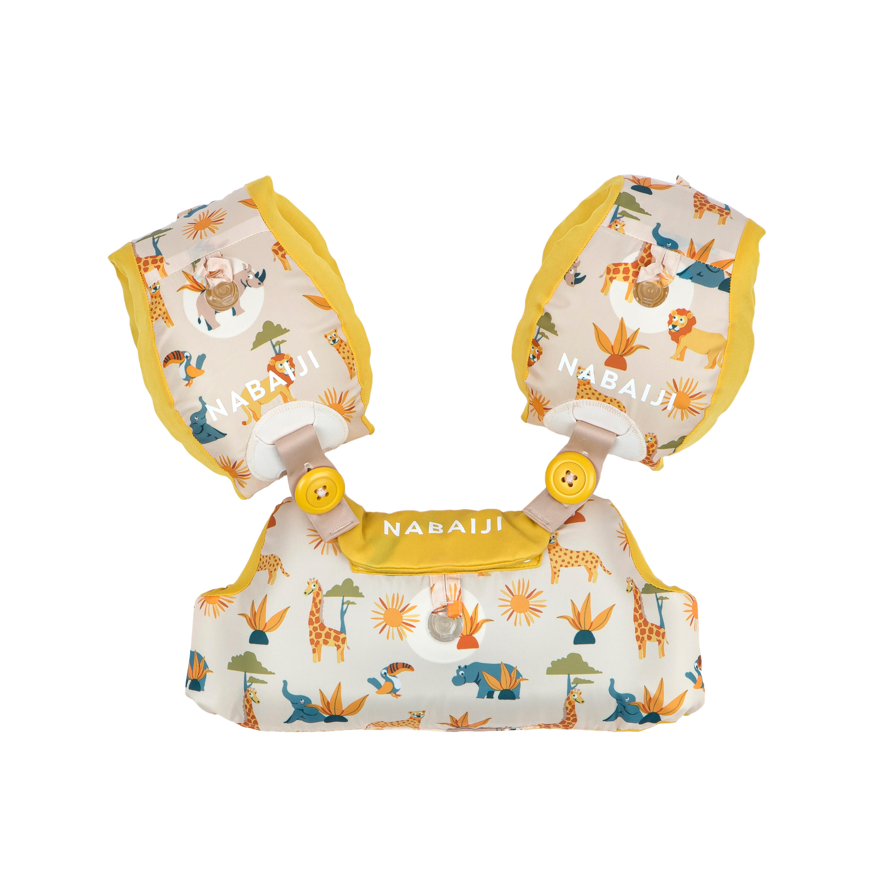 Rękawki-pas edukacyjny pływacki dla dzieci Nabaiji Tiswim 15-30 kg Sawanna 9/10