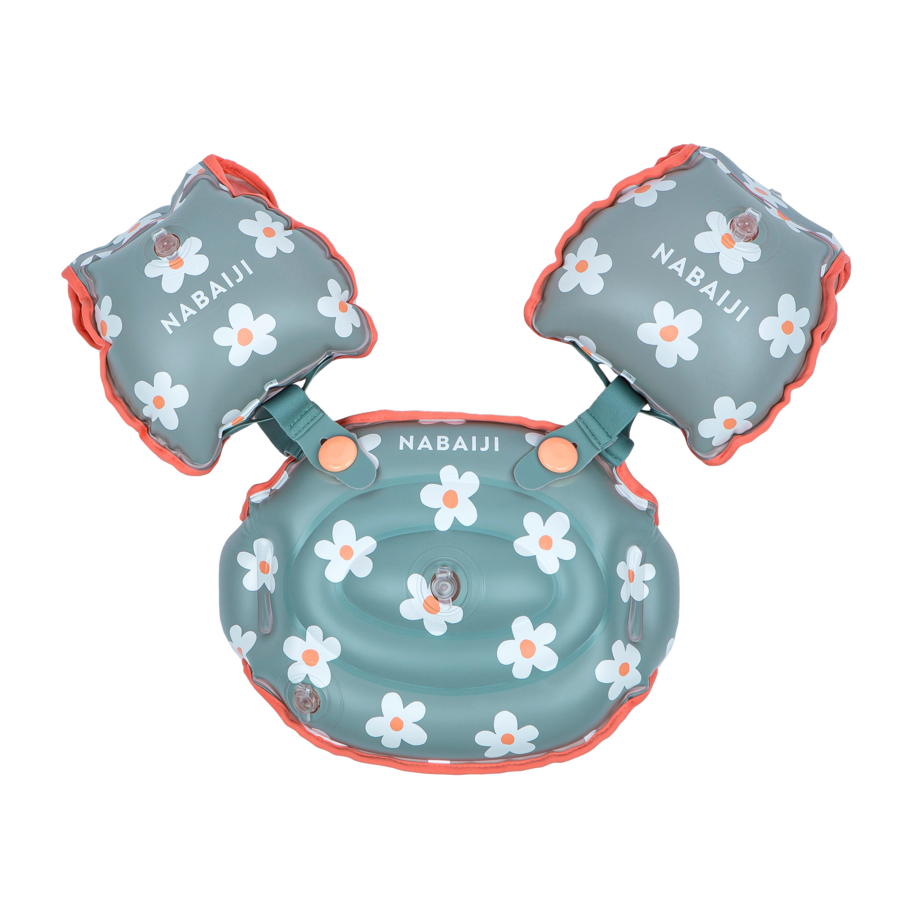 Kids' Progressive Pool Armbands-Waistband, Tiswim Flower Age 2-6 - NABAIJI