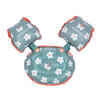 Kids progressive pool armbands - TISWIM flower print khaki