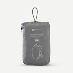 Sac dos pliable 10L Travel FORCLAZ Decathlon