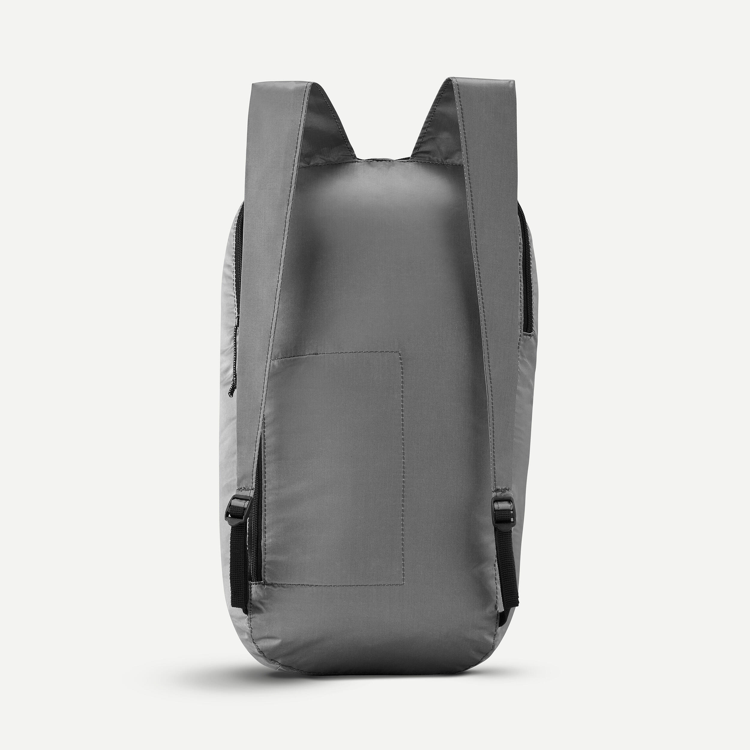 Zaino viaggio pieghevole TRAVEL COMPACT 10L grigio 2/5