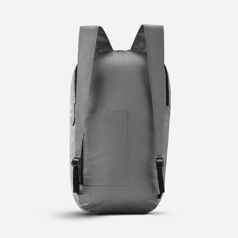 Rucsac trekking călătorie Compact Travel 10L Gri