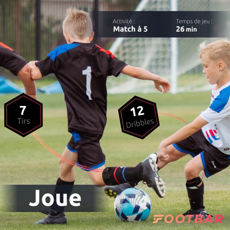 Capteur d'activité pour le Football - Footbar Meteor - Tracker connecté  pour IOS et Android. - Cdiscount Sport