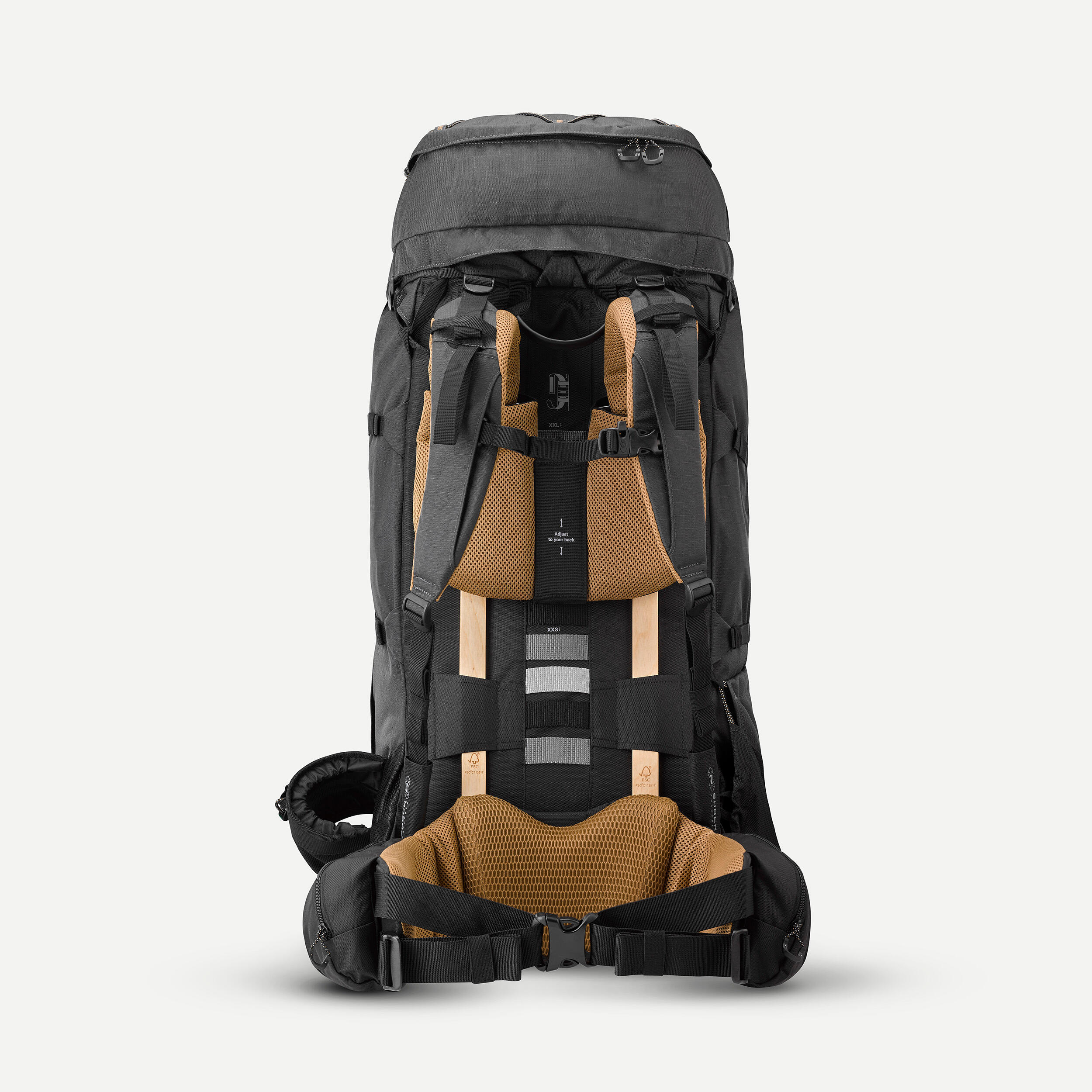 Men's Trekking 70+10L Backpack MT900 Symbium  4/10