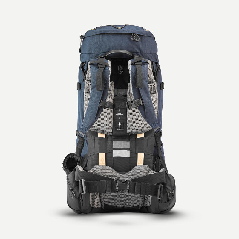 Kadın Outdoor Trekking Sırt Çantası - Mavi - 50+10 L - MT900 Symbium