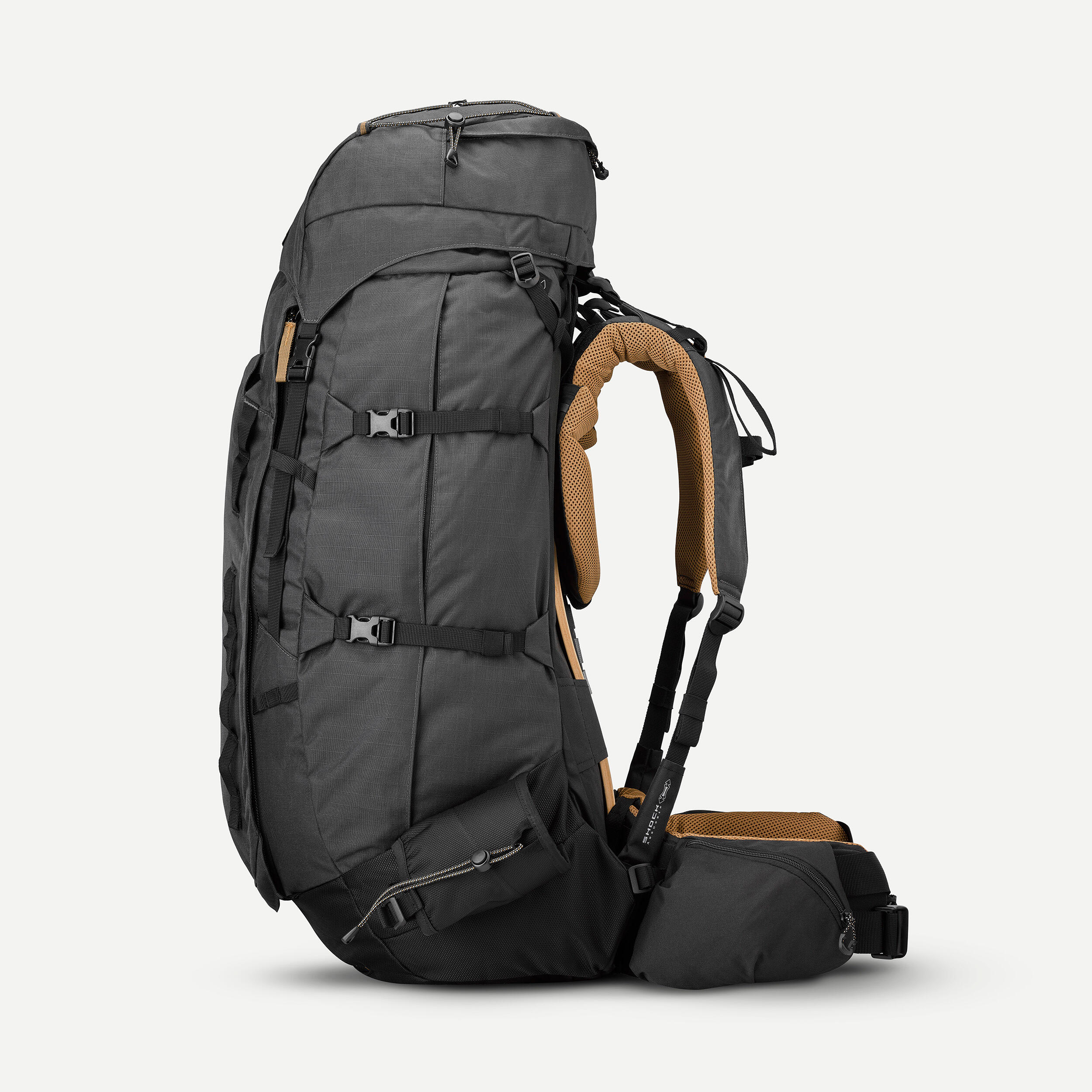 Men’s 70 L + 10 L Hiking Backpack - MT 900  - FORCLAZ