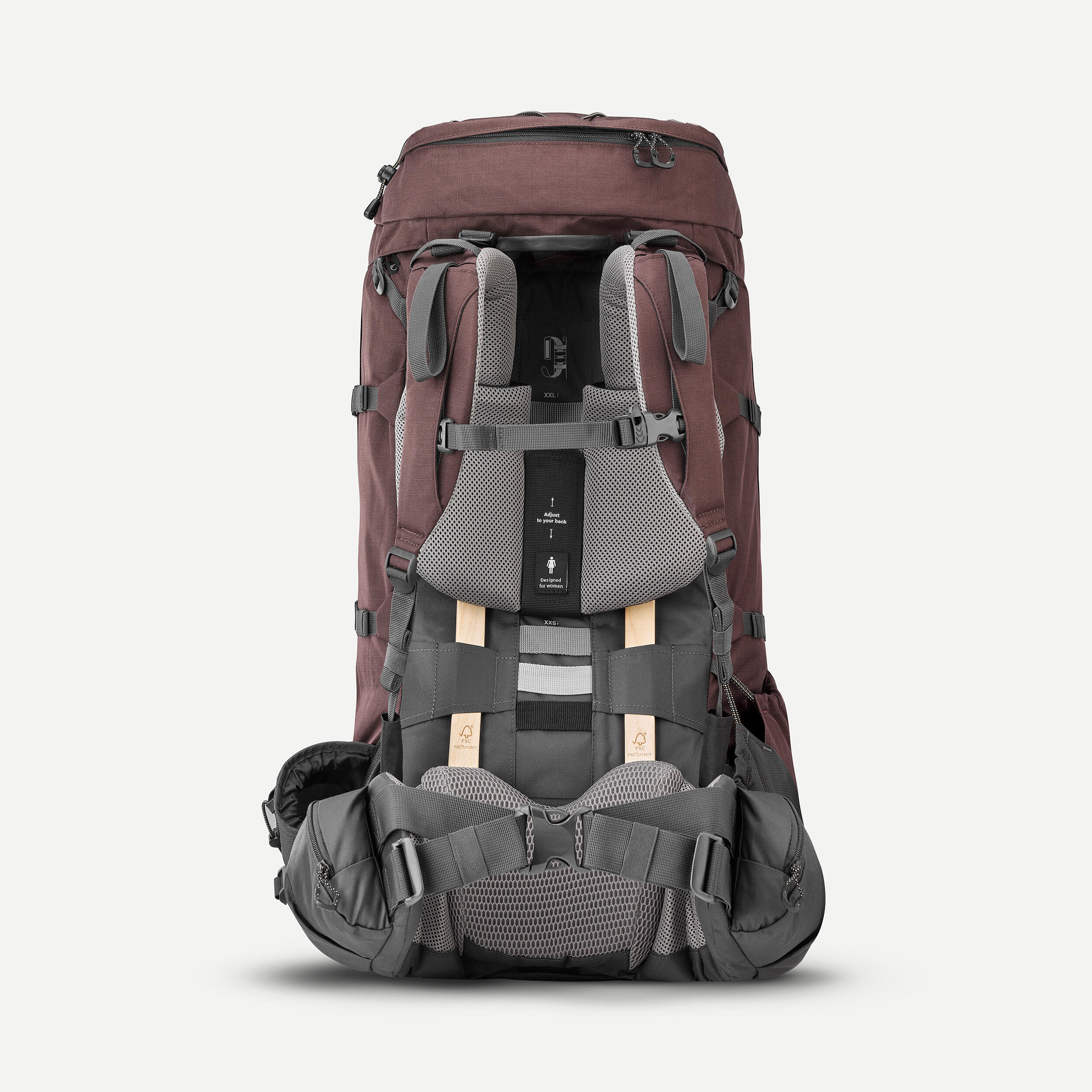 Sac a dos de trekking Femme 60 10L MT900 Symbium FORCLAZ Decathlon
