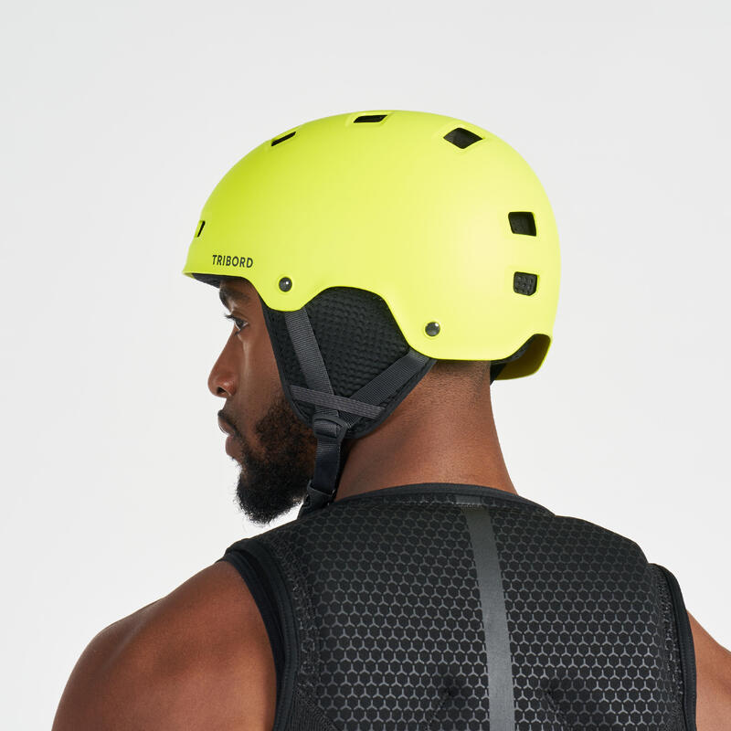 Capacete desportos náuticos - 500 Amarelo