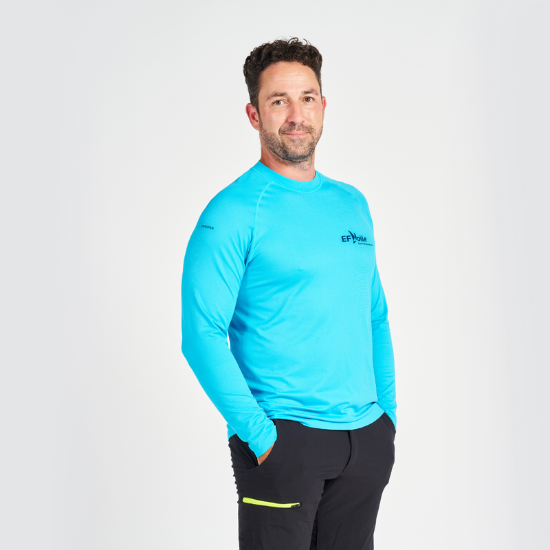 Lot De 3 T-shirts à Manches Longues Pour Homme,Protection UV UPF 50