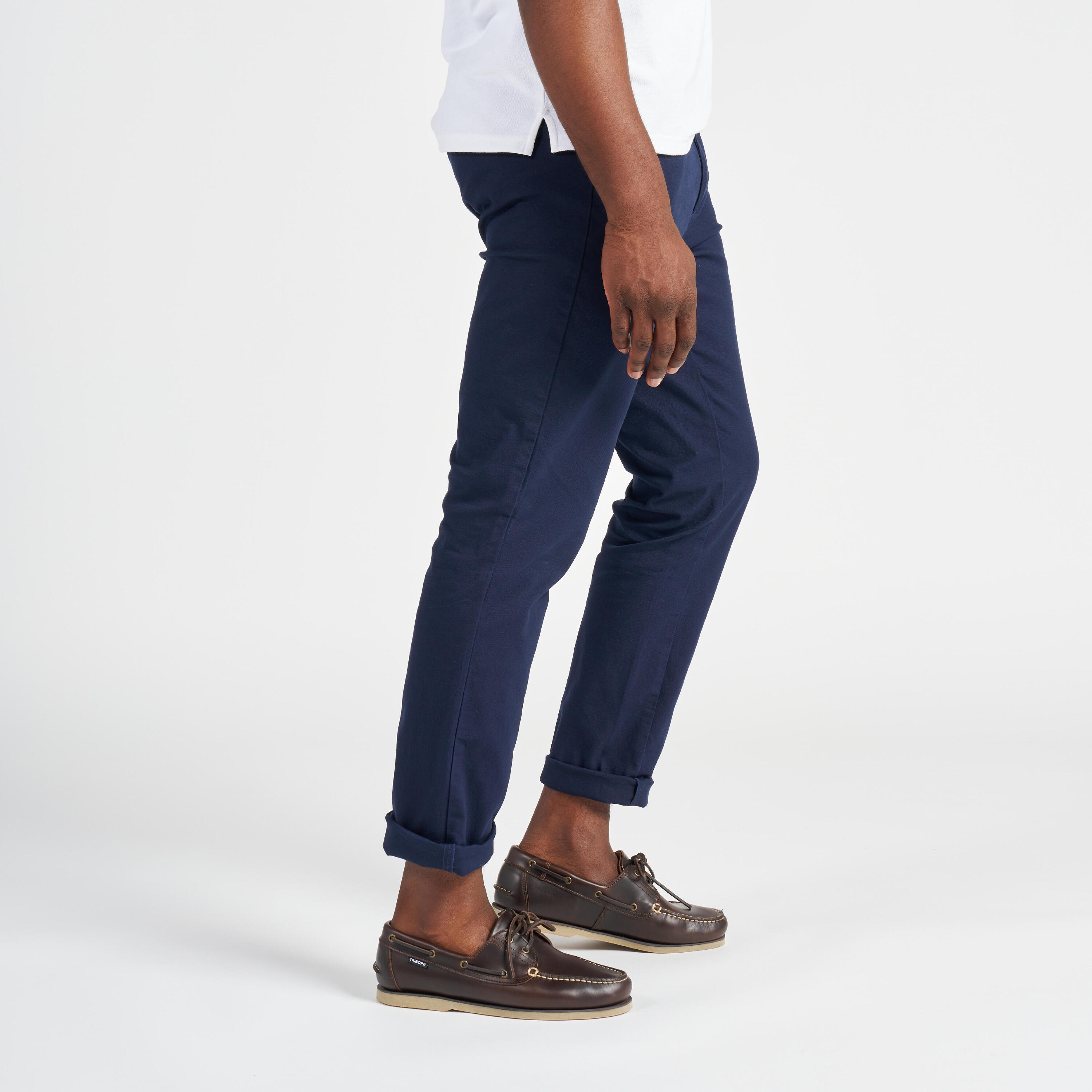 Pantalon de voile en coton 100 homme bleu marine 4/14