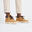 Chaussures bateau homme en cuir imperméable 500 ocre