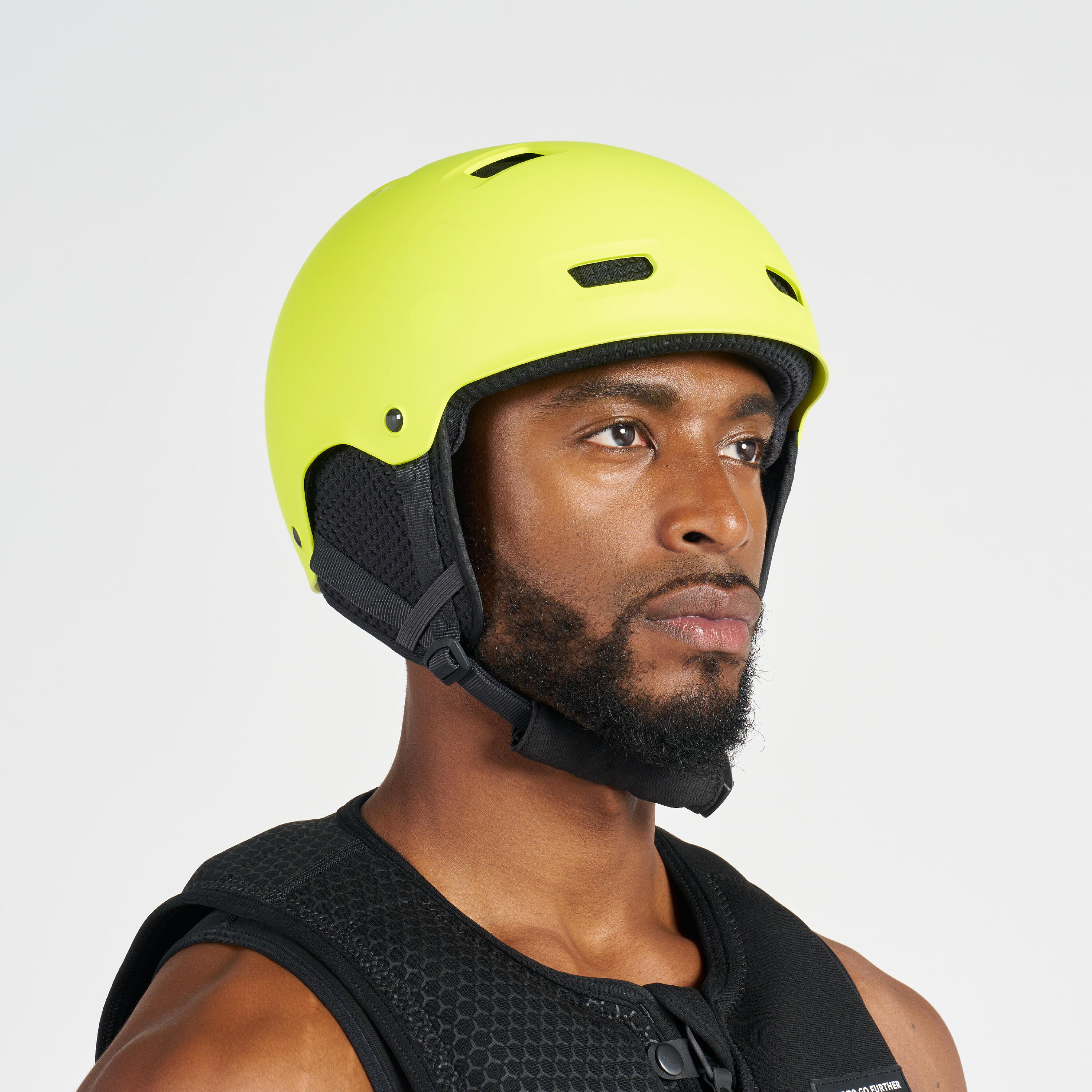 Capacete de Kite / Wakeboard / Wingfoil - 500 Amarelo 10/17