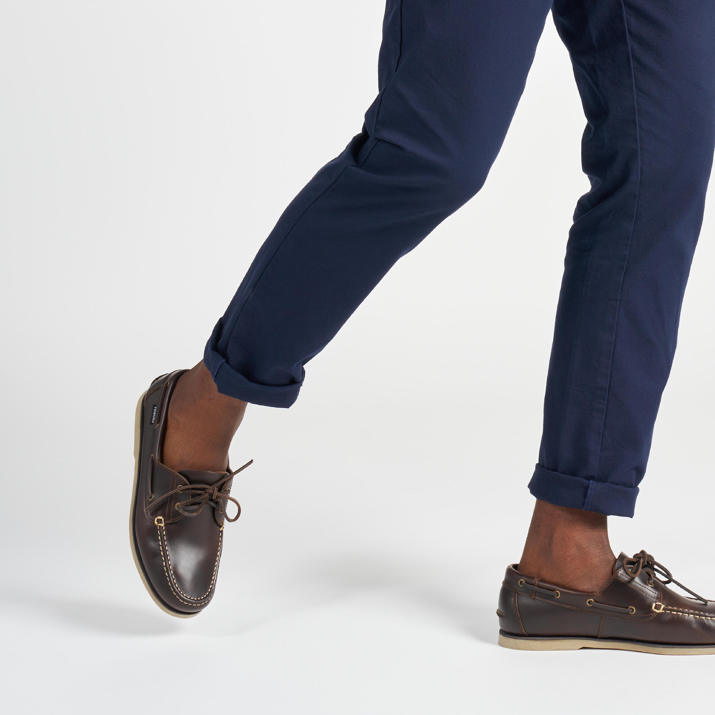 Pantalon de voile en coton 100 homme bleu marine 6/14