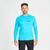 T-shirt anti-uv manches longues sailing 500 homme moniteur ffv bleu
