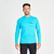T-shirt anti-uv manches longues sailing 500 homme moniteur ffv bleu