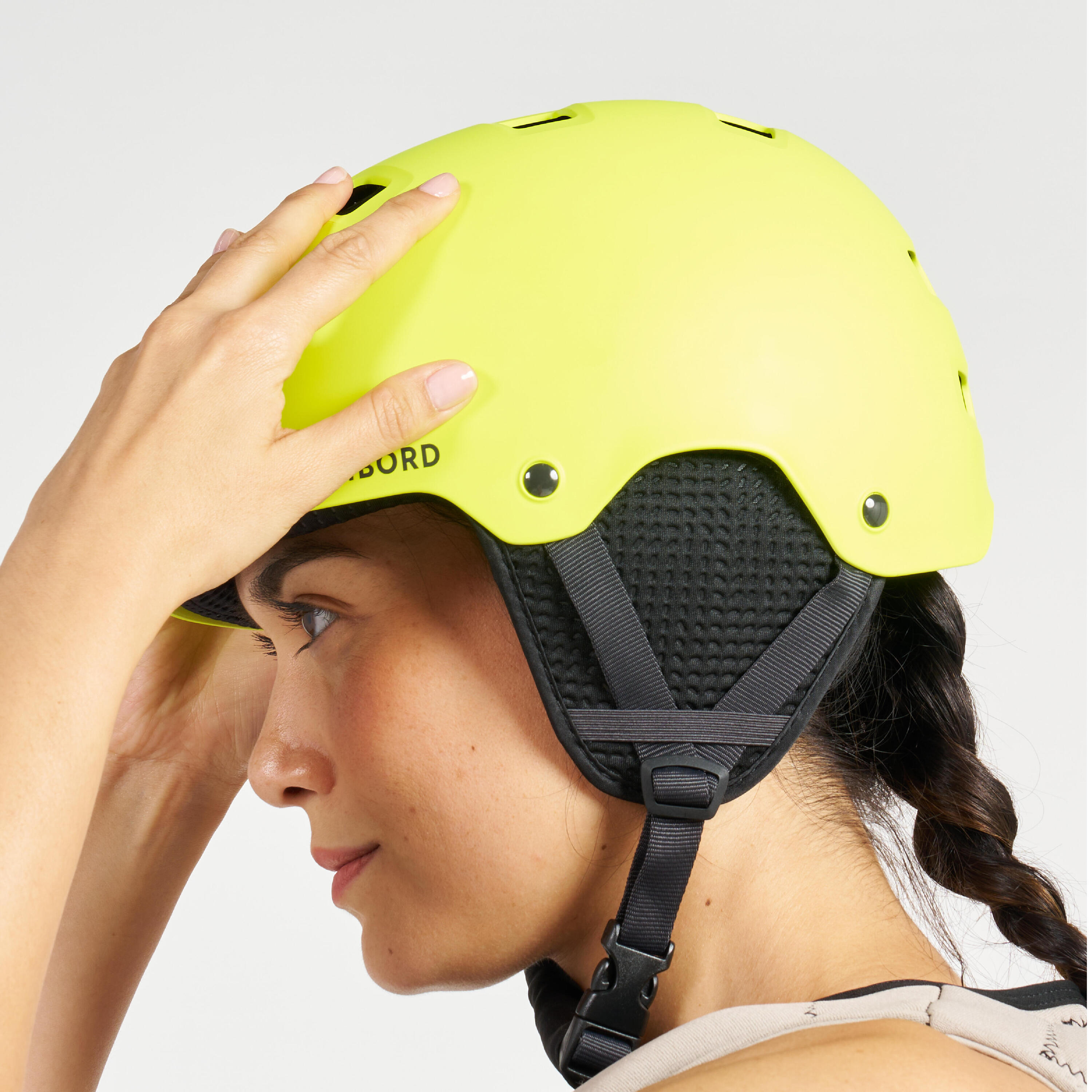 Capacete de Kite / Wakeboard / Wingfoil - 500 Amarelo 8/17