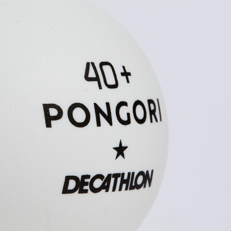 PELOTAS DE PING-PONG PONGORI FB 830+ 1* 4+ X72 BLANCAS