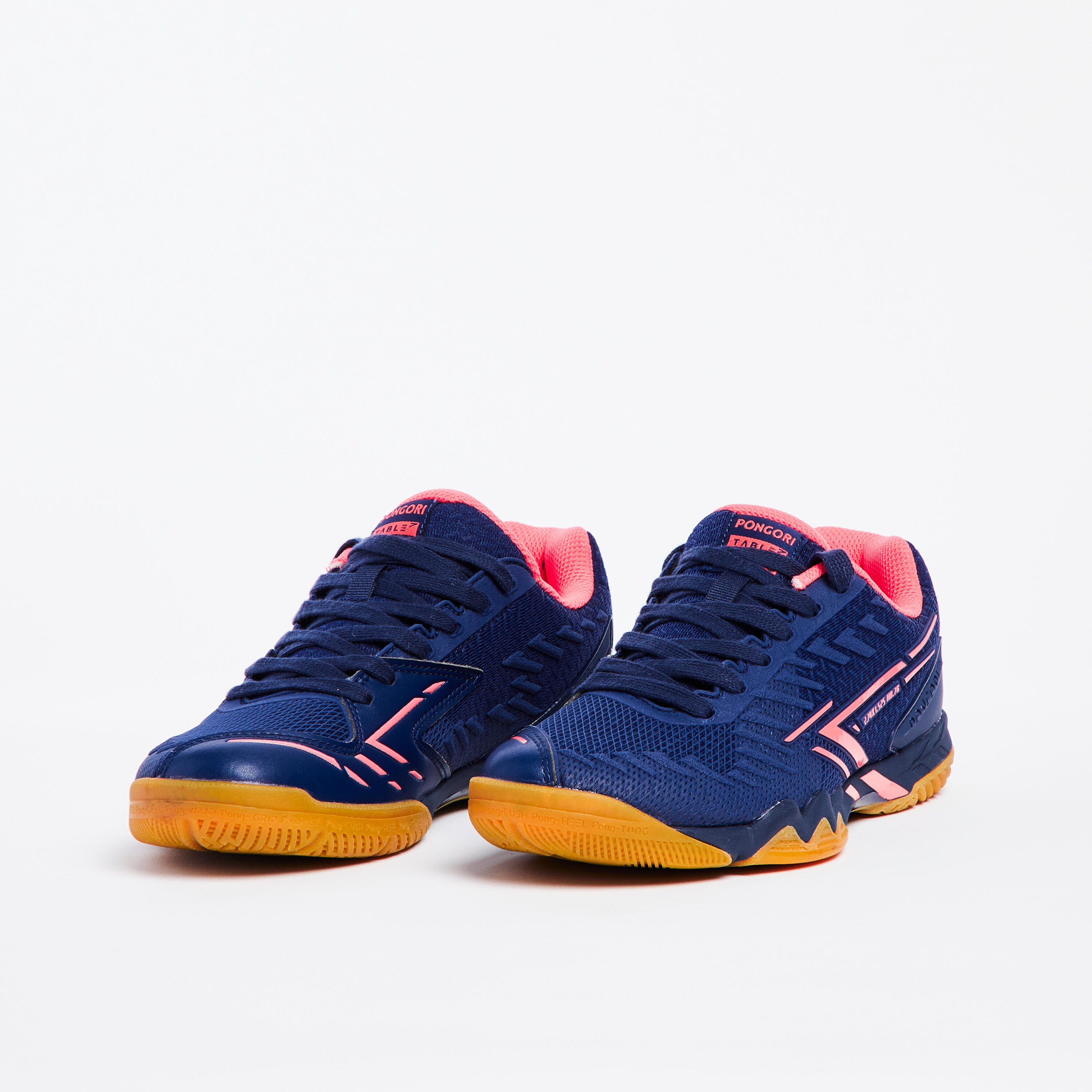Table Tennis Shoes TTS 900 - Blue/Pink 3/8