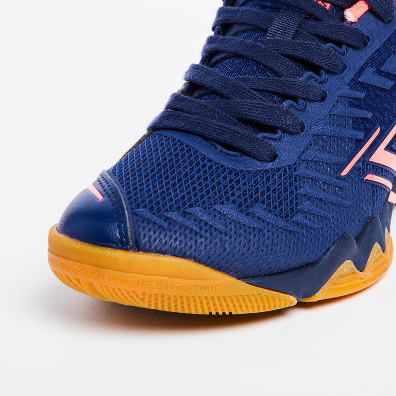 桌球鞋 TTS 900－藍色／粉色