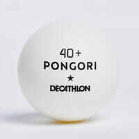 PELOTAS DE PING-PONG PONGORI FB 830+ 1* 4+ X72 BLANCAS